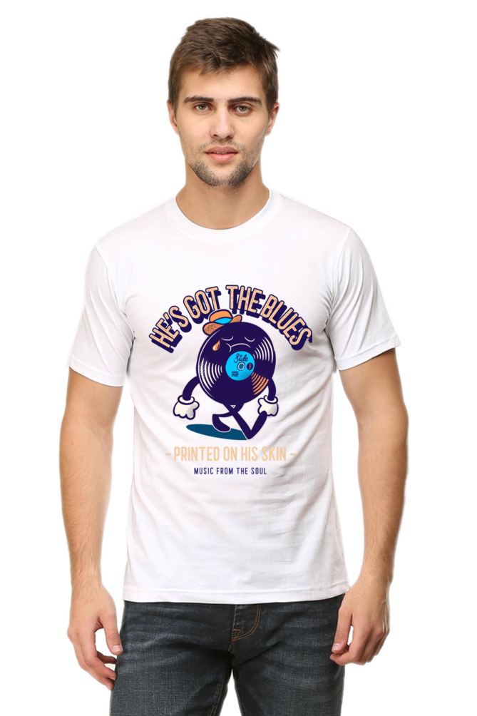 Unisex Classic T-shirt He's Got The Blues Print